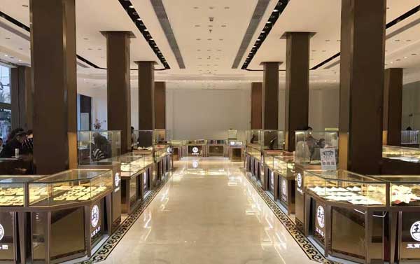 歐式黃金珠寶展柜 歐式黃金珠寶展柜